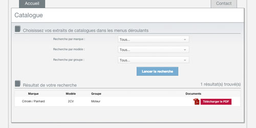 Capture du projet